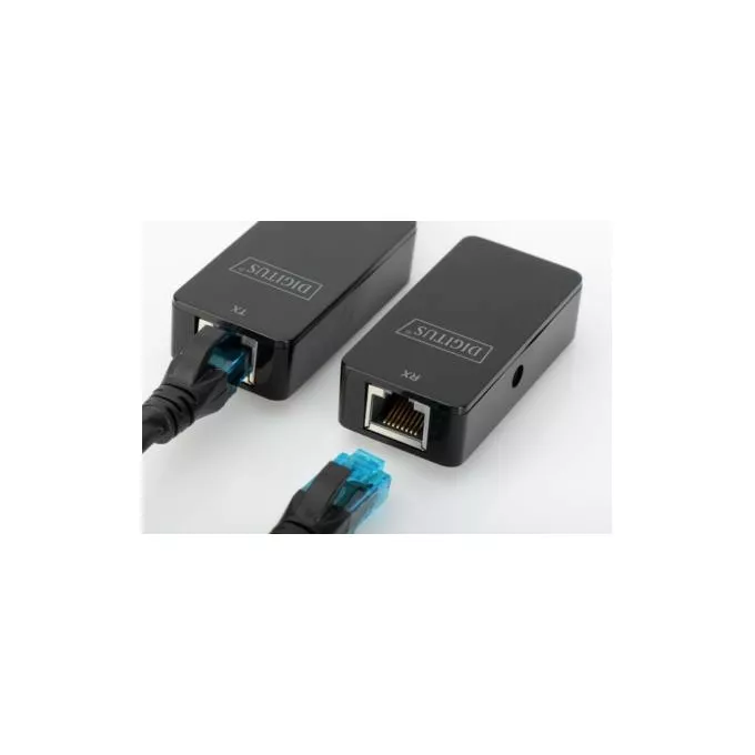 Digitus Przedłużacz/Extender USB 2.0 HighSpeed po skrętce Cat.5e/6 UTP, do 50m