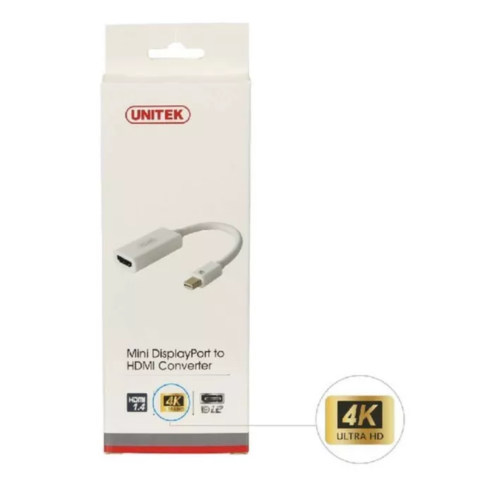 Unitek Adapter mini DisplayPort- HDMI 4K; Y-6331