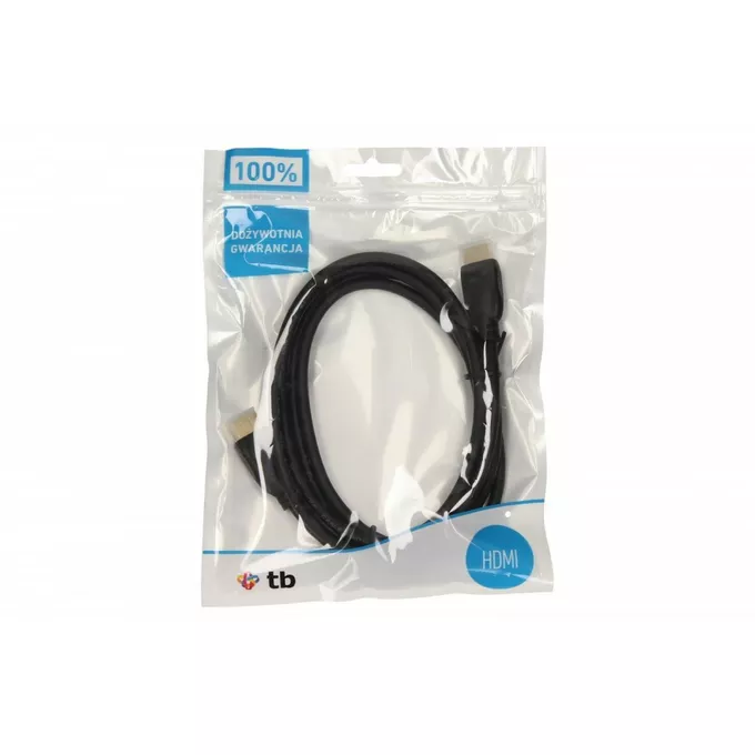 TB Kabel HDMI 1.4 pozłacany 1m.