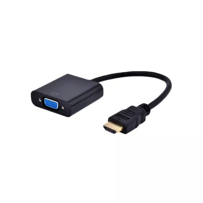 Gembird Adapter HDMI-A(M)-&gt;VGA(F) na kablu