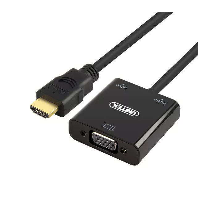 Unitek Adapter HDMI to VGA + AUDIO; Y-6333