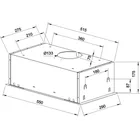 TEKA GFG2 INOX Okap podszafkowy