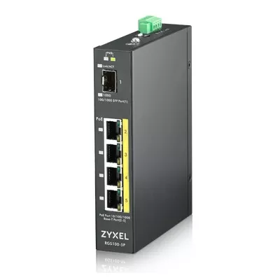 Zyxel RGS100-5P Switch Unmanaged PoE SFP
