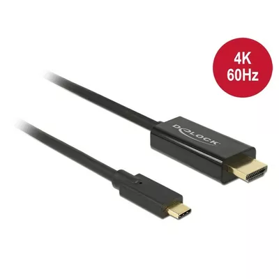 Delock Kabel USB-C -&gt; HDMI M/M 2m (tryb alternatywny DP) 4K 60Hz