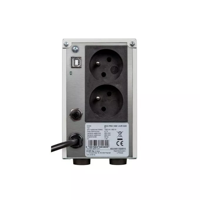 EVER UPS  ECO Pro 1000 AVR CDS TOWER