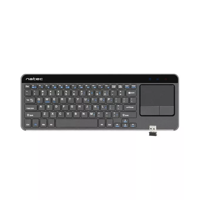 Natec Klawiatura Turbot Slim 2.4GHz Touchpad, X-Scissors