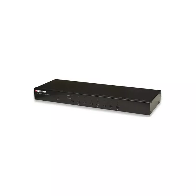 Intellinet Przełącznik KVM 8-portowy USB/PS2 z OSD, rackowy