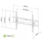 Techly Uchwyt ścienny LCD/LED 40-65cali 60kg czarny