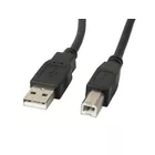 Lanberg Kabel USB 2.0 AM-BM 3M Ferryt czarny