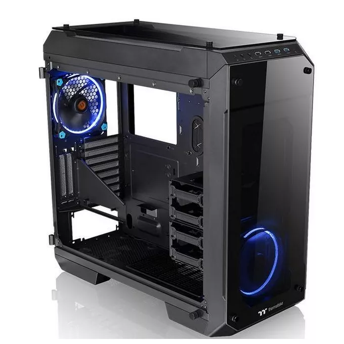 Thermaltake View 71 Riing Tempered Glass - Black