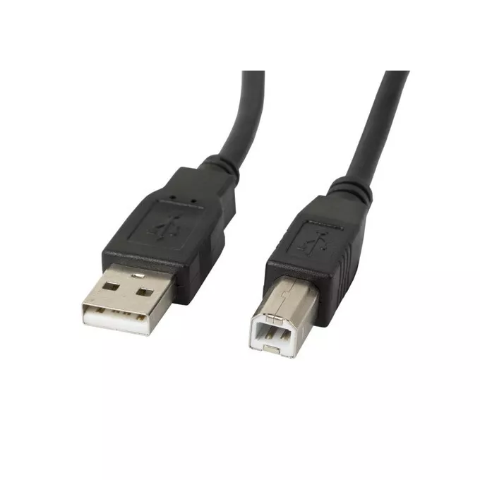 Lanberg Kabel USB 2.0 AM-BM 5M Ferryt czarny