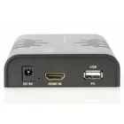 Digitus Przedłużacz/Extender KVM (HDMI+USB) do 120m po Cat.5e UTP lub IP, 1080p FHD 60Hz, audio (zestaw)