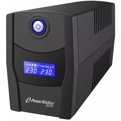 PowerWalker Zasilacz awaryjny UPS Line-Interactive 1000VA STL FR 2x PL 230V, USB, RJ11/45      In/Out