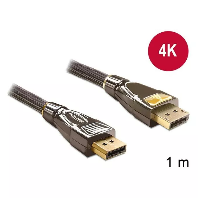 Delock Kabel Displayport -&gt; Displayport 4K 1m Premium