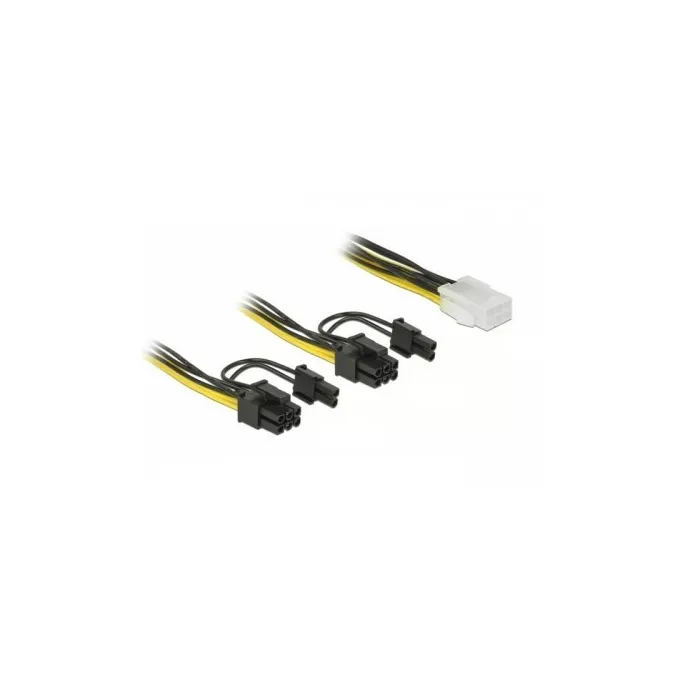 Delock Kabel rozdzielacz zasilania PCI Express 6Pin/2x PCI Express   8PIN 15cm