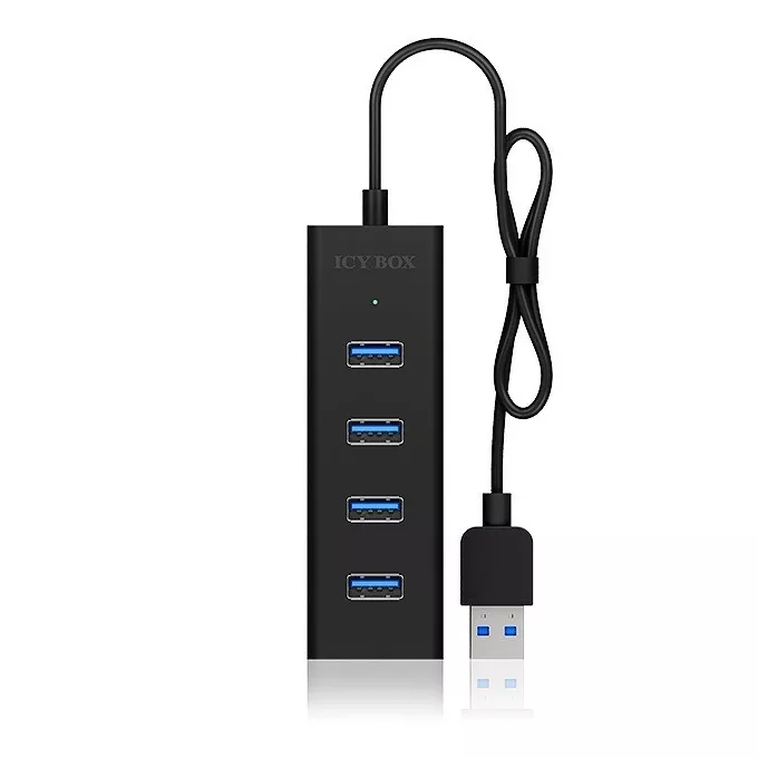 IcyBox IB-HUB1409-U3 4 portowy Hub USB 3.0