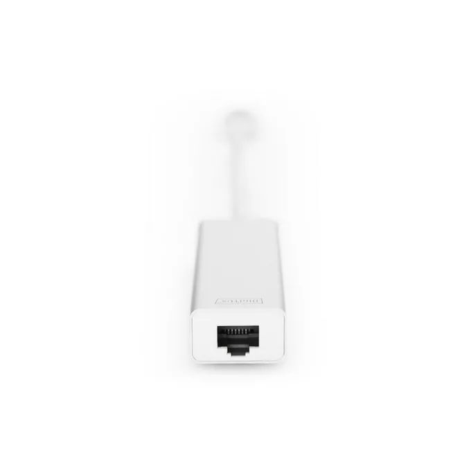 Digitus HUB/Koncentrator 3-portowy USB 3.0 SuperSpeed z Gigabit LAN adapter, aluminium