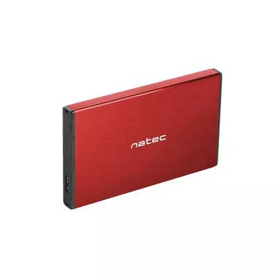 Natec Kieszeń zewnętrzna HDD/SSD Sata Rhino Go 2,5 USB 3.0 czerwona