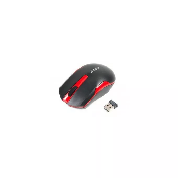 A4 Tech Mysz bezprzewodowa V-Track G3- 200N-1 czarno czerwona