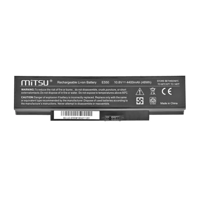 Mitsu Bateria do Lenovo Thinkpad E550 4400 mAh (48 Wh) - 10.8 - 11.1 Volt