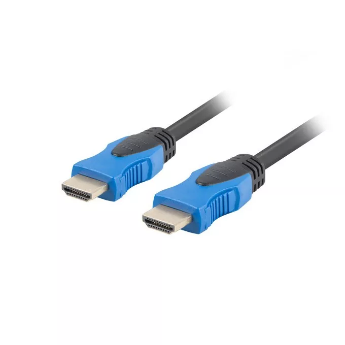 Lanberg Kabel Premium HDMI-HDMI M/M v2.0 1.8m czarny 4K 60Hz, pełna miedź
