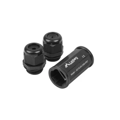 Lanberg Adapter złączka sieciowa RJ45 - RJ45 kat.6 ekranowany wodoodporny IP67