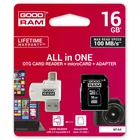 GOODRAM Karta microSDHC 16GB CL10 + adapter + czytnik