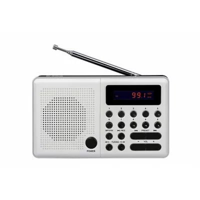 Eltra Radio Pliszka USB, FM białe