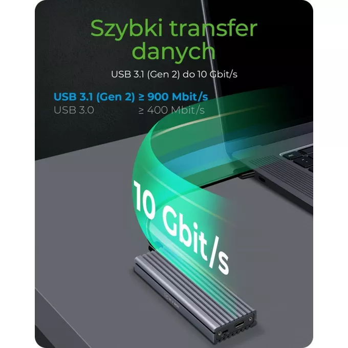 IcyBox Obudowa IB-1817M-C31 M.2 NVMe SSD