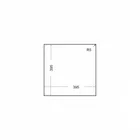 TEKA Zlew podwieszany SQUARE 40.40 TG kremowy