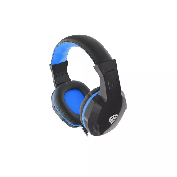 Genesis Słuchawki dla graczy Argon 100 z mikrofonem czarno-niebieskie