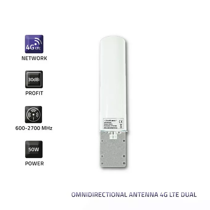 Qoltec Antena 4G LTE dookólna | 30dBi | wewnętrzno-zewnętrzna