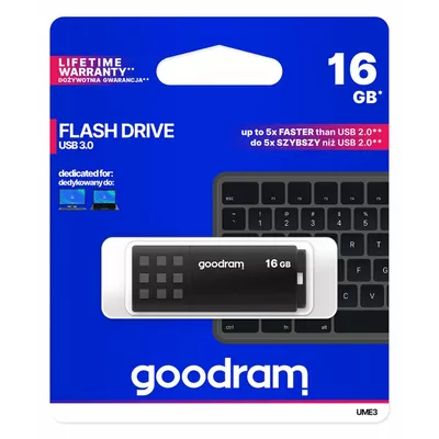 GOODRAM Pendrive UME3 16GB USB 3.0 Czarny