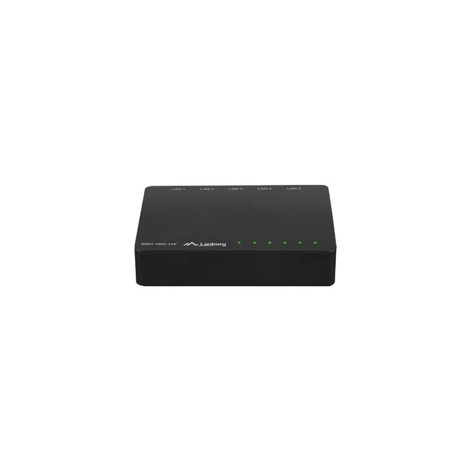 Lanberg Switch 5X 1GB/S GIGABIT 12V Ethernet DSP2-1005-12V