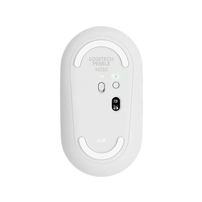 Logitech Mysz bezprzewodowa Pebble Wireless Mouse M350 biała 910-005716