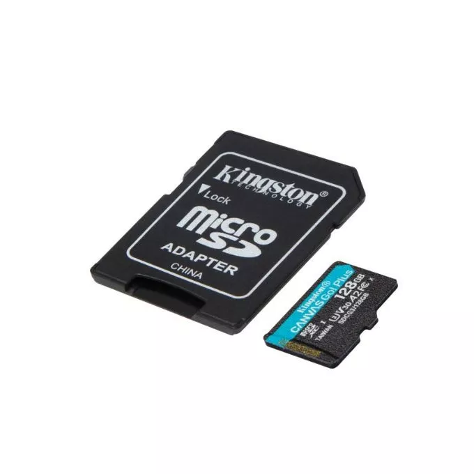 Kingston Karta microSD 128GB Canvas Go Plus 170/90MB/s Adapter
