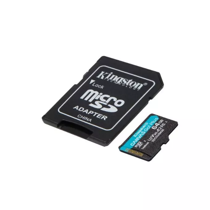 Kingston Karta microSD  64GB Canvas Go Plus 170/70MB/s Adapter