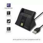 Qoltec Inteligentny czytnik chipowych kart ID | USB 2.0 | Plug&amp;play