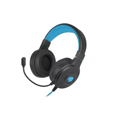 Fury Słuchawki Warhawk RGB dla graczy czarno-niebieskie