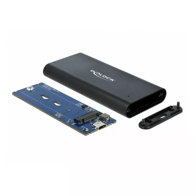 Delock Kieszeń zewnętrzna SSD M.2 NVME USB-C 3.1 Gen 2 czarny