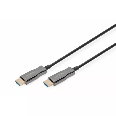 Digitus Kabel połączeniowy hybrydowy AOC HDMI 2.0 Premium HighSpeed 4K/60Hz UHD HDMI A/HDMI A M/M 10m Czarny