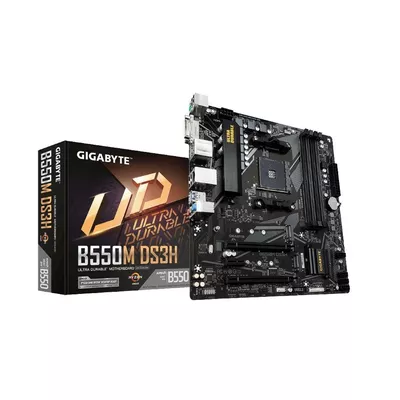 Gigabyte Płyta główna B550M DS3H AM4 4DDR4 HDMI/DVI M.2 USB3.2 mATX