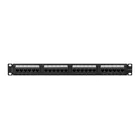 Lanberg Patchpanel 24 port 1U KAT6A PPUA-1024-B Czarny