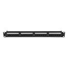 Lanberg Patchpanel 24 port 1U KAT6A PPUA-1024-B Czarny