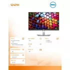 Dell Monitor S2421H 23,8 cali IPS LED Full HD (1920x1080) /16:9/2xHDMI/Speakers/3Y PPG
