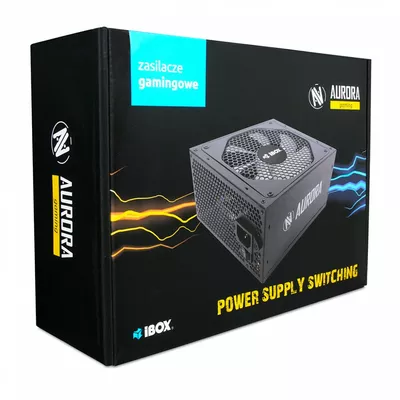 iBOX Zasilacz Aurora 500W 14 Fan gaming BOX