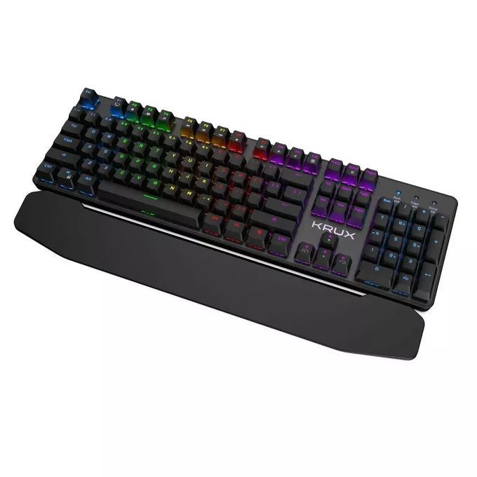 Krux Klawiatura gamingowa - Meteor RGB Outemu Blue
