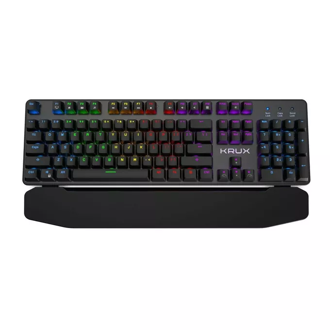 Krux Klawiatura gamingowa - Meteor RGB Outemu Blue