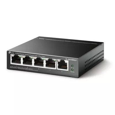 TP-LINK Switch SG1005LP 5x1Gb (4xPoE+)