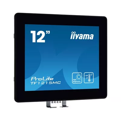 IIYAMA Monitor TF1215MC-B1 12cali IPS, HDMI, DP, VGA, IP65, poj.10pkt, 450cd/m2